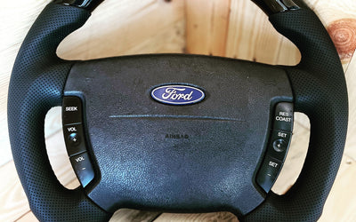 Boosted Barra PIANO BLACK BA/BF Steering Wheel