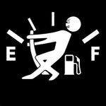 Empty Fuel Sticker