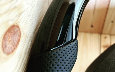Boosted Barra PIANO BLACK BA/BF Steering Wheel