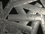 Boosted Barra Brushed Silver sticker - small