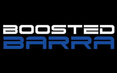 Boosted Barra colour sticker - small